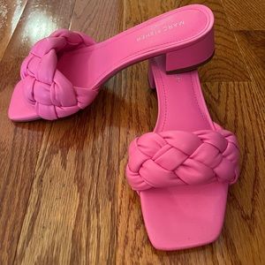 Marc Fisher Women's Calicea Heel Slide Sandal - Pink